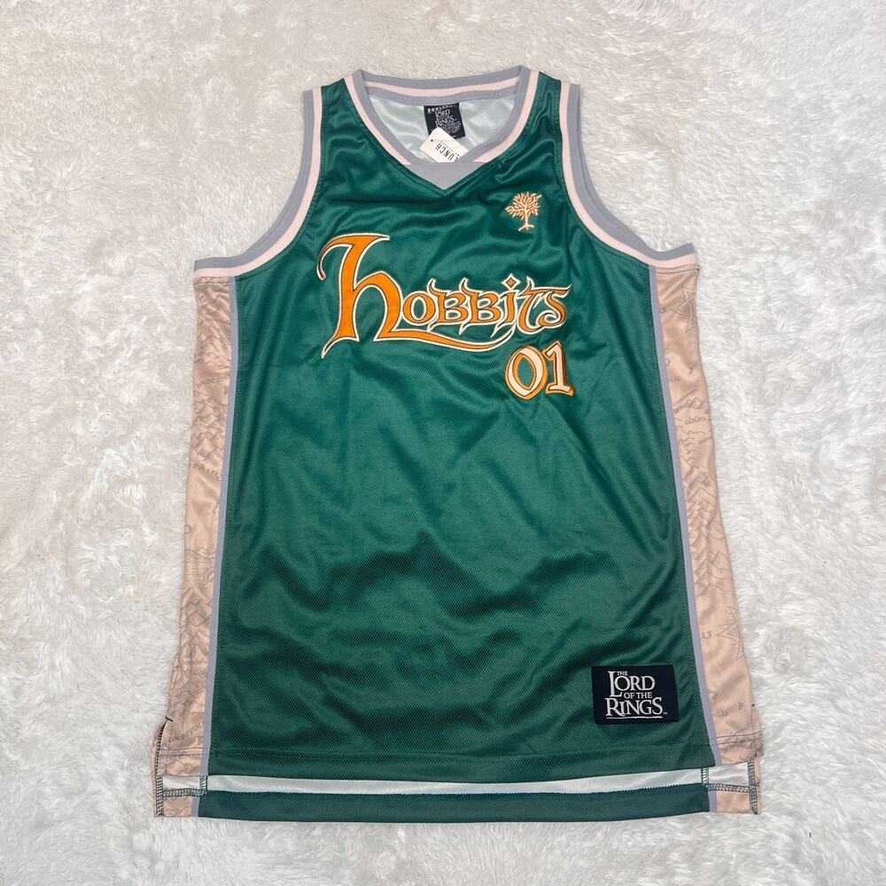 LORD OF THE RINGS HOBBIT BASKETBALL JERSEY HOBBITS BOXLUNCH LOTR SHIRT